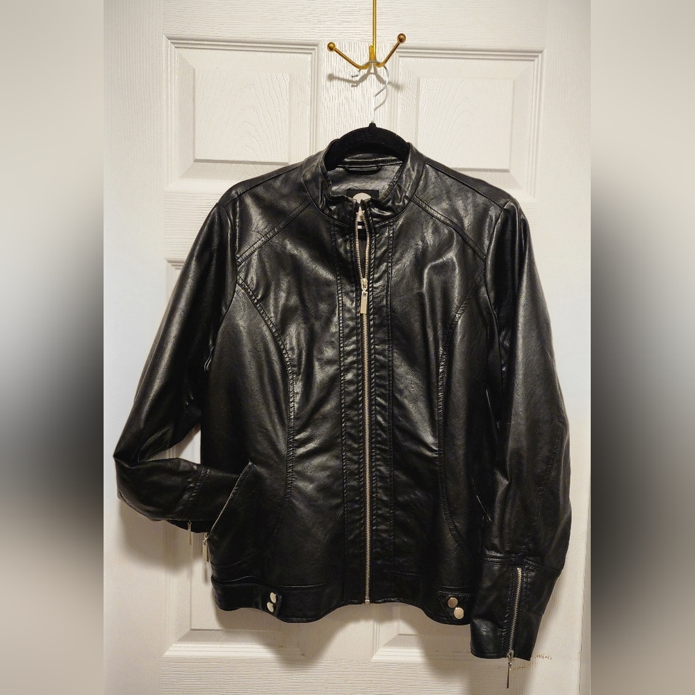 Faux Leather Jacket